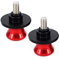 2 Piezas Diábolos Moto Basculante Bobina de Deslizadores Tornillo del Soporte M8 Moto CNC Aluminio del Soporte Slider…
